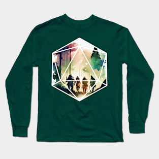 DND Watercolour Party Long Sleeve T-Shirt